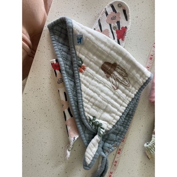 Infant Baby Girl 3 Months Garden Backyard Theme Gap Carters Burts Bees Set Of 8 - Picture 7 of 16